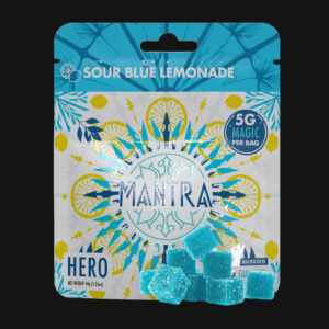 Mantra Hero Gummies: Sour Blue Lemonade