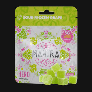 Mantra Hero Gummies: Sour Frozen Grapes